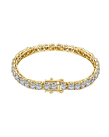 The Luxxe Tenné 5MM Round Tennis Bracelet in 18k Gold Vermeil