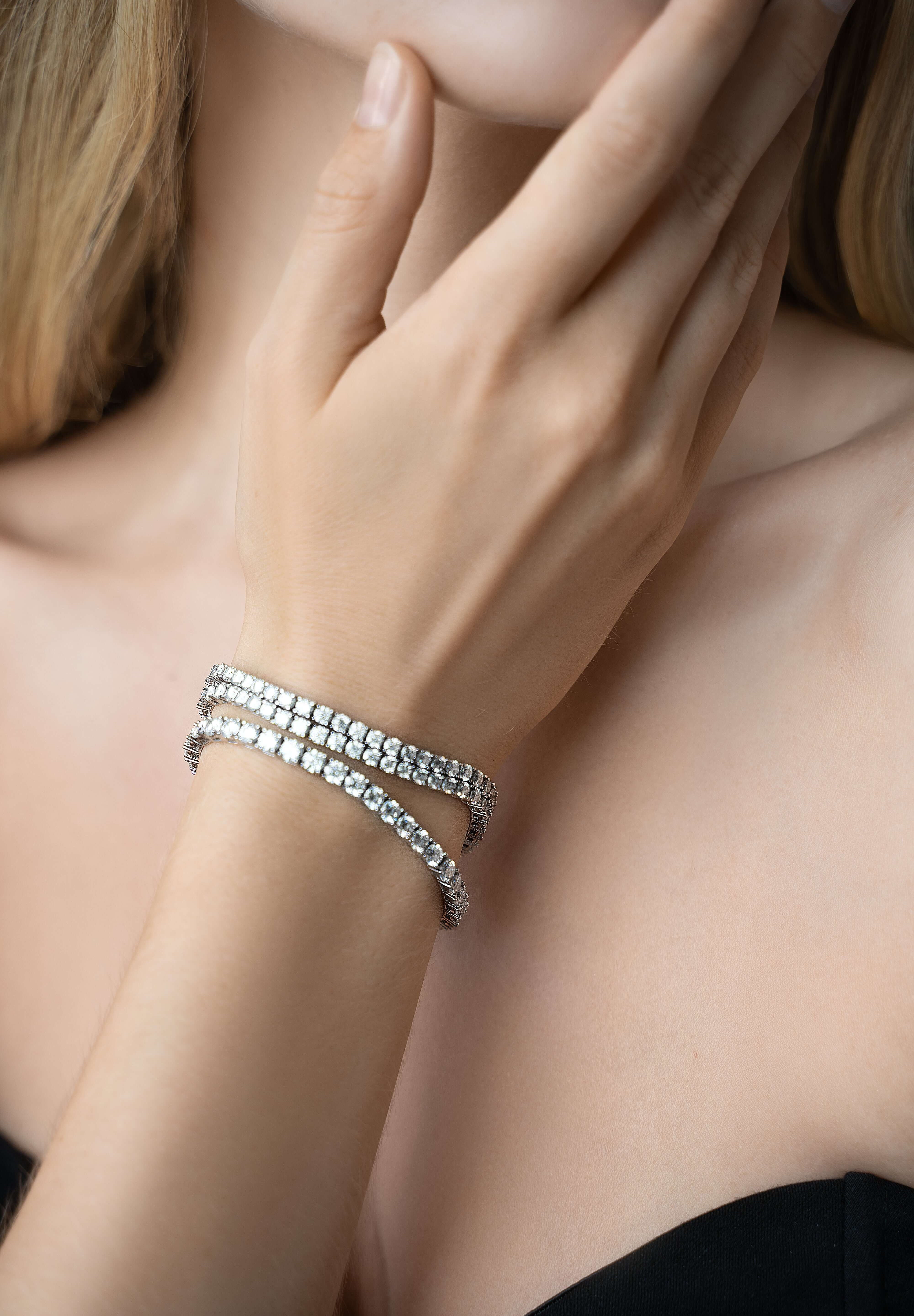 Premium 4MM Tennis Bracelet by Viviana Halil – Classic, timeless jewelry collection for a sophisticated, natural diamond sparkle without the compromise.