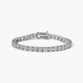 The 4mm Moissanite Tennis Bracelet in Sterling Silver by Viviana Halil.