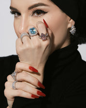 The Georgina Ring – Bold Glamour In Sterling Silver