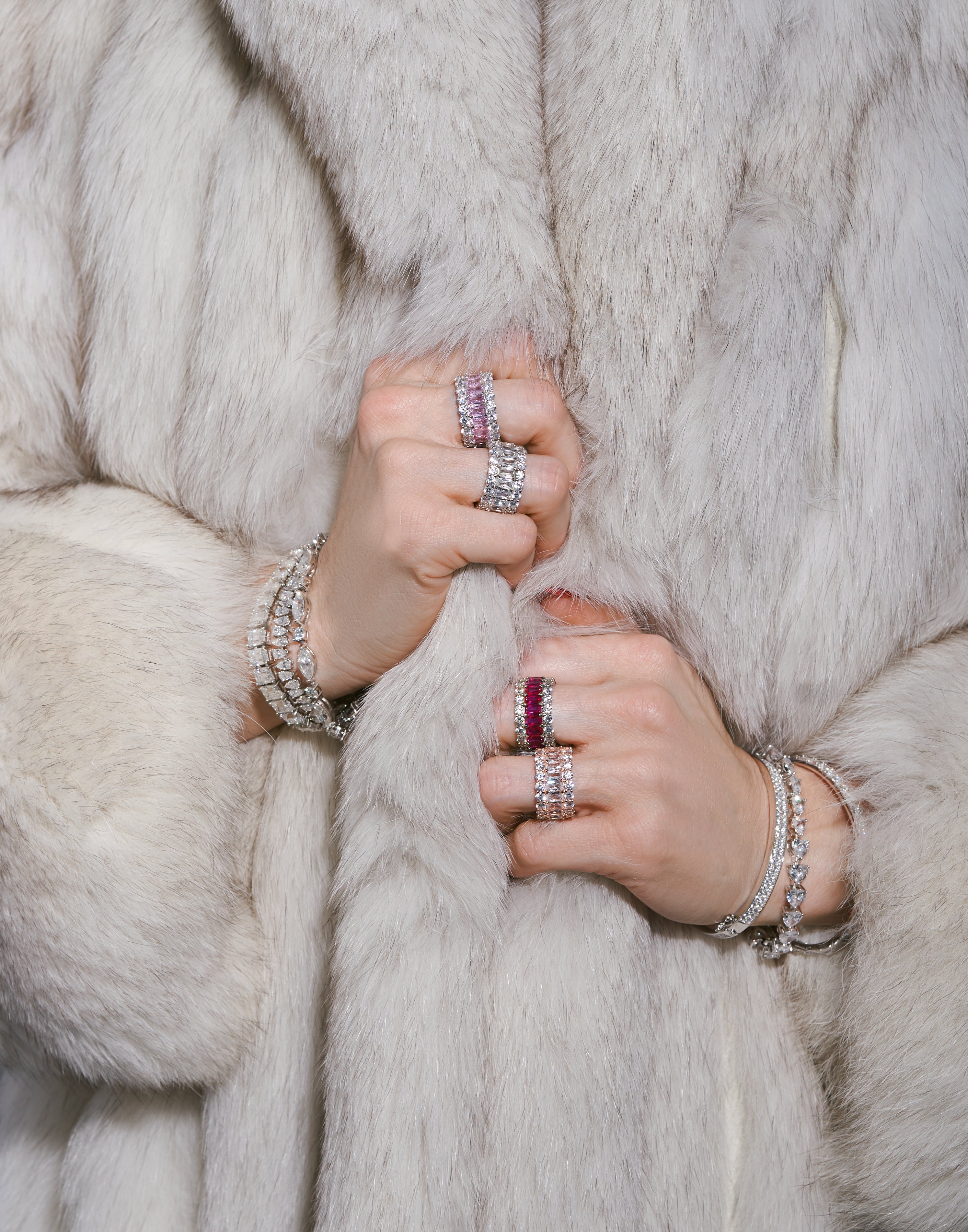 The Sephora Ring In Rosa Pink | Sterling Silver Iconic Statement Ring