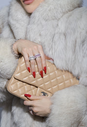 The Sephora Ring In Pink | Sterling Silver Luxury Statement Ring Worn by Icons