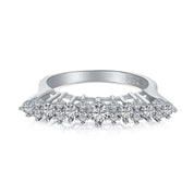 The Gabriella Premium Zirconia Ring in Sterling Silver