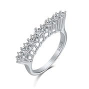 The Gabriella Premium Zirconia Ring in Sterling Silver