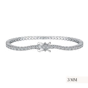 3 mm Cubic Zirconia Tennis Bracelet