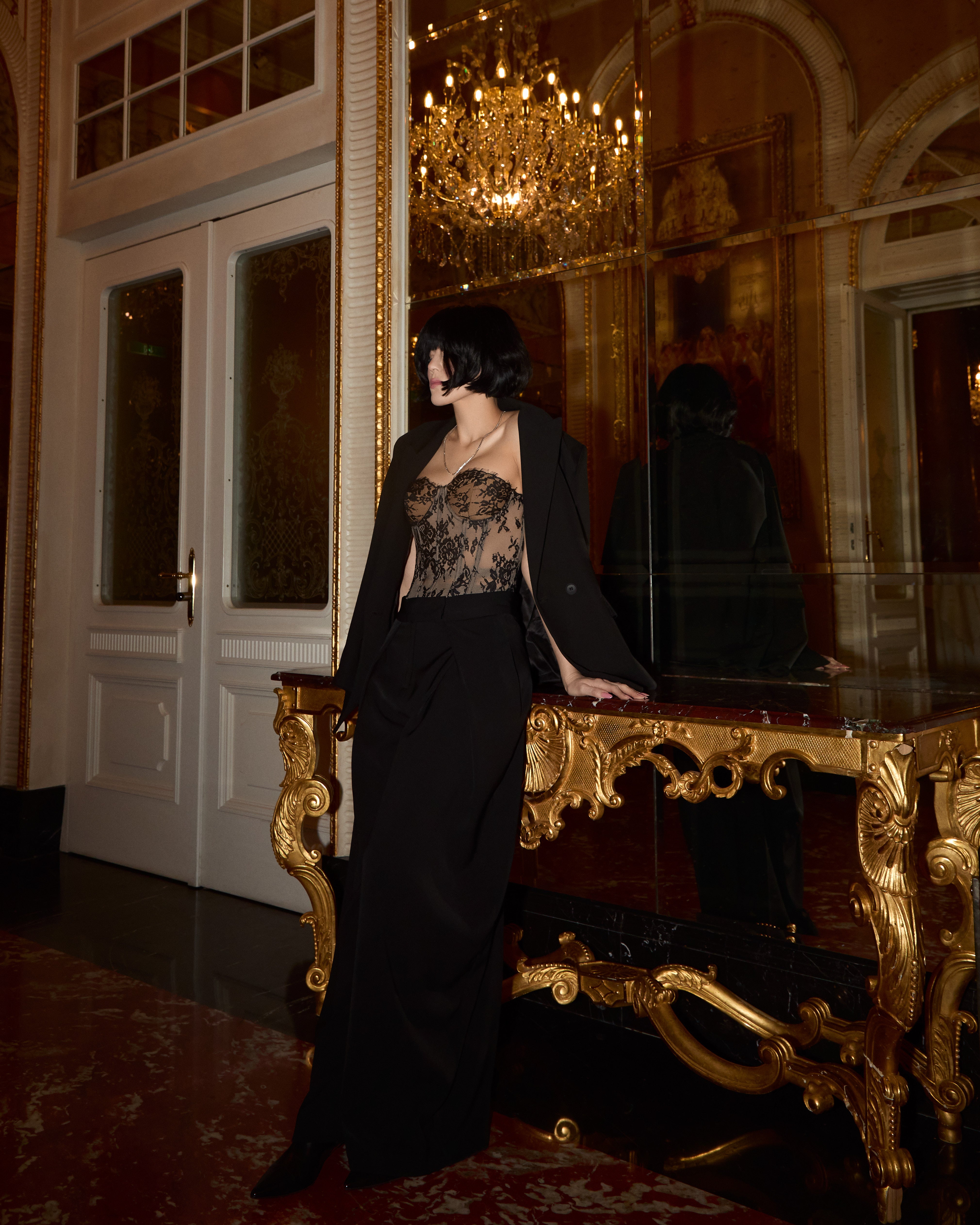 The Violet Necklace | Sterling Silver Modern Link Necklace