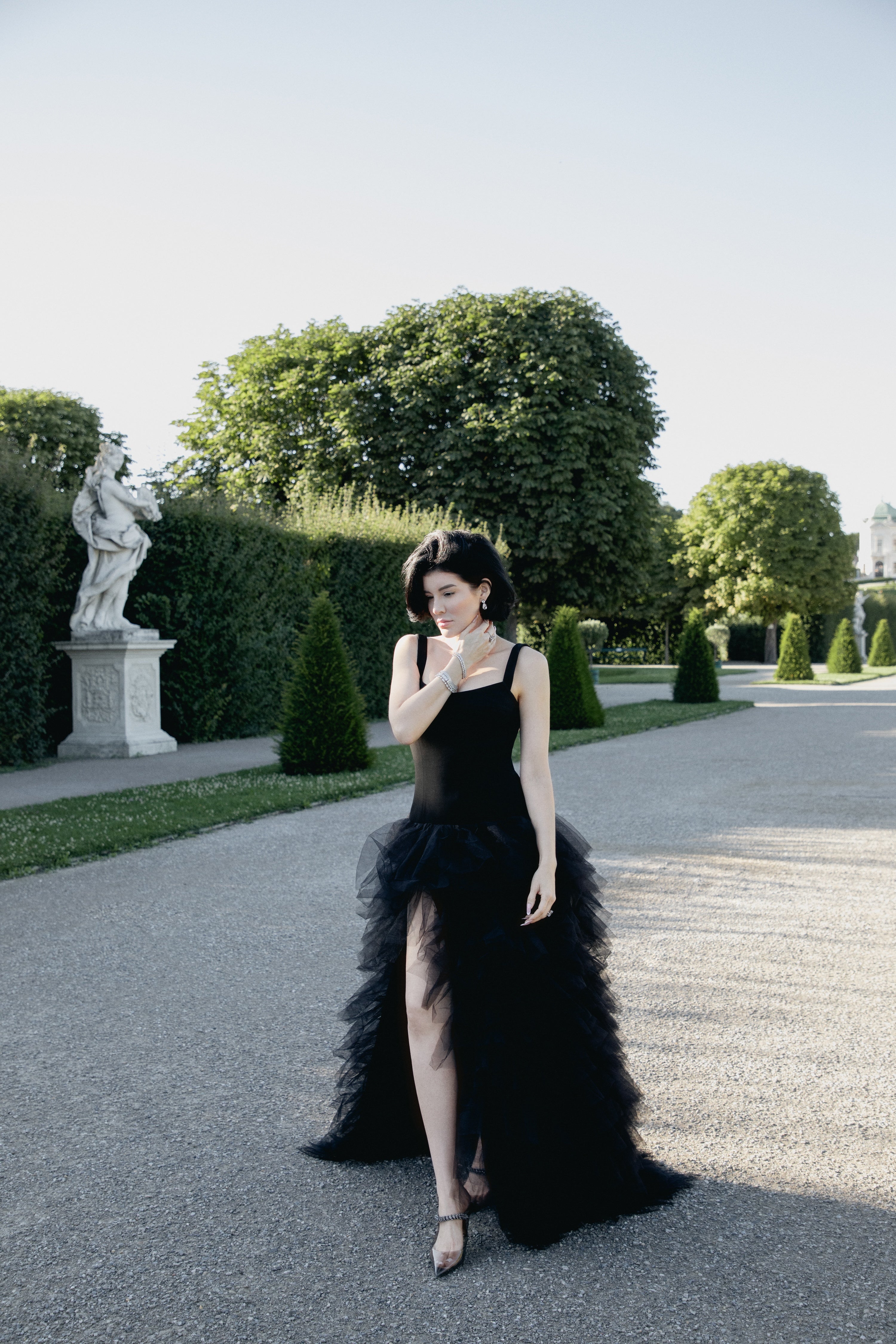 The Le Bijou Earrings |  Dangle Pear-Cut Drops in Sterling Silver