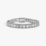 The Alaia 30ct Moissanite Bracelet in Sterling Silver