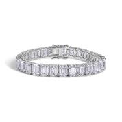 The Ari Moissanite Bracelet in Sterling Silver