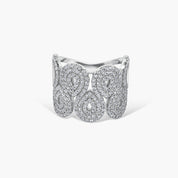 The Ava Premium Zirconia Ring in Sterling Silver