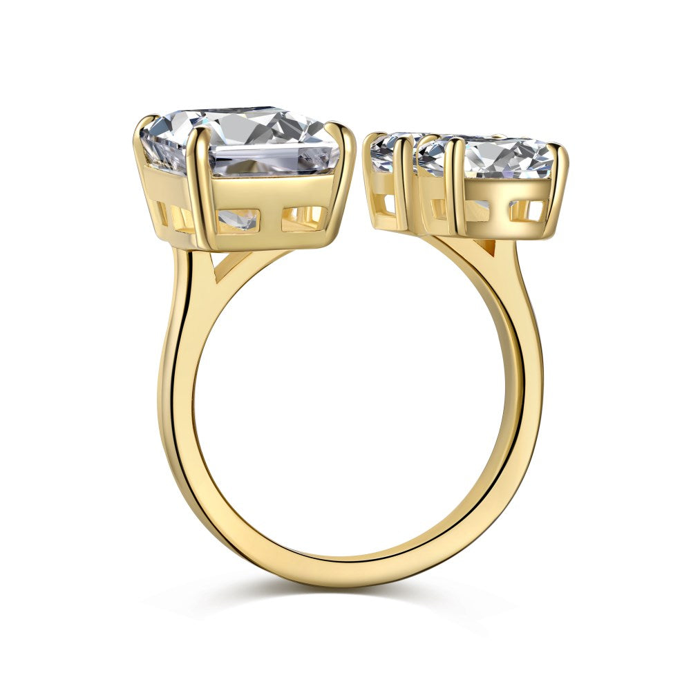 adjustable cubic zirconia ring