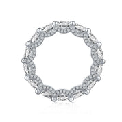 cubic zirconia eternity band