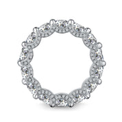 cubic zirconia eternity band