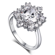 round-cut cubic zirconia ring