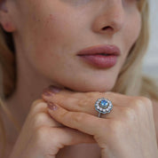 The Marilyn Ring in Something Blue