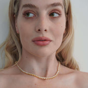 The Luxxe Tenné Gold Necklace