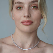 The Luxxe Tenné Silver Necklace