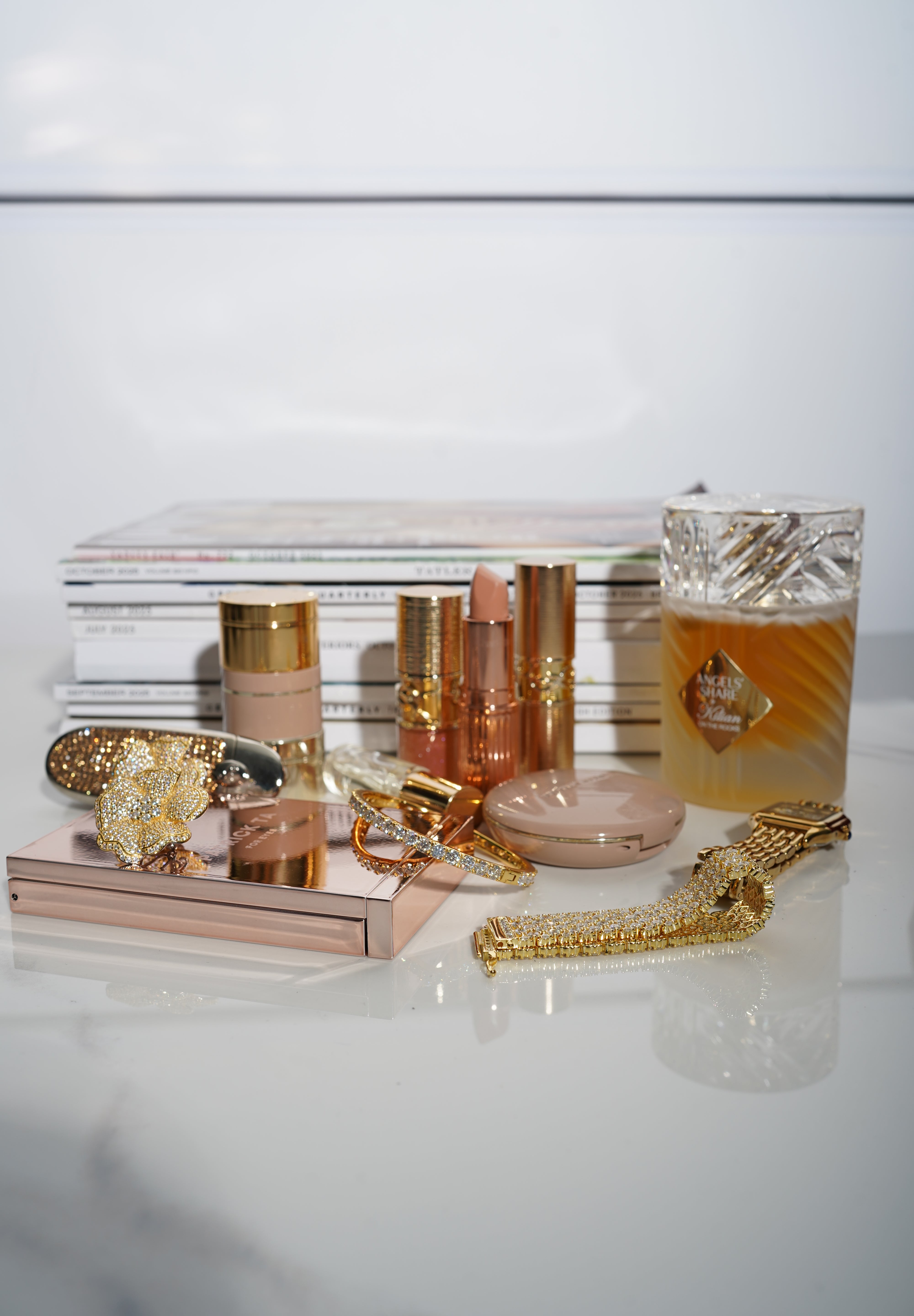 The Harriet Earrings | Timeless Floral Stud Clips In 18k Gold