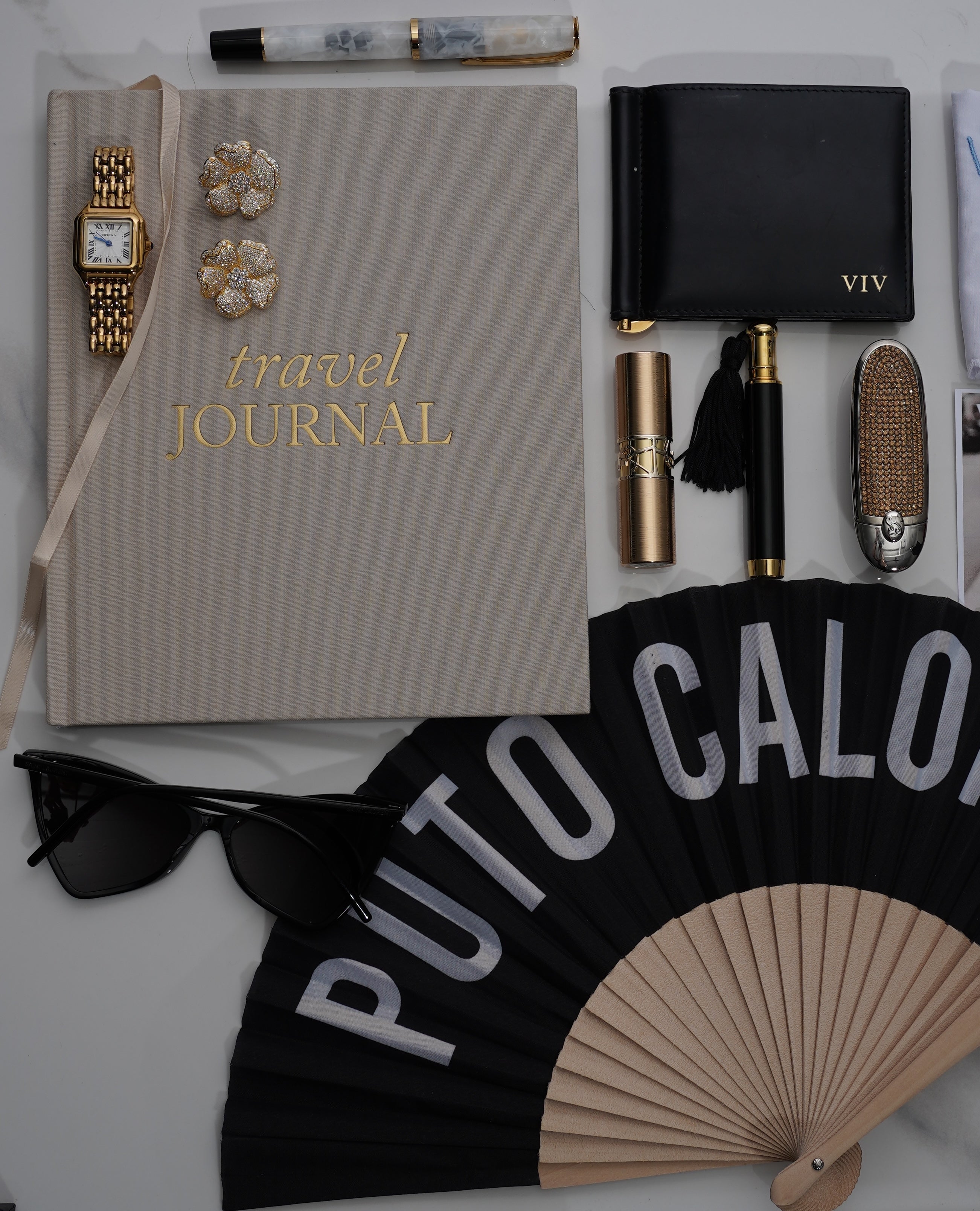 The Harriet Earrings by Viviana Halil in 18k gold coated sterling silver.