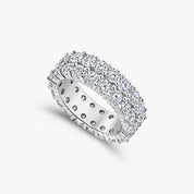 The Daliah Moissanite Ring in Sterling Silver