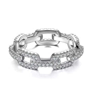 Cubic Zirconia Pave Ring