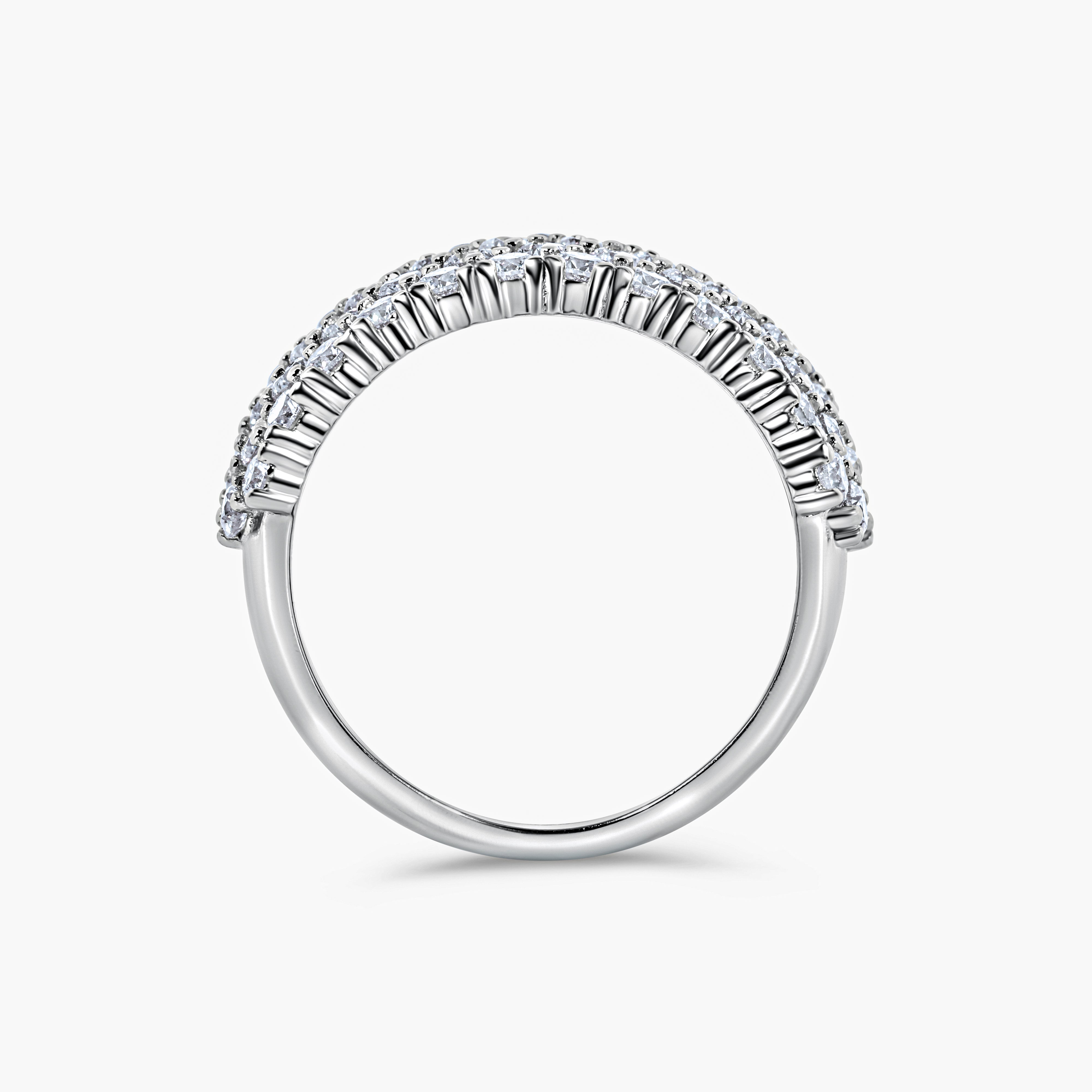 The Esmé Moissanite Ring in Sterling Silver