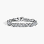 The Gaia Moissanite Bracelet in Sterling Silver