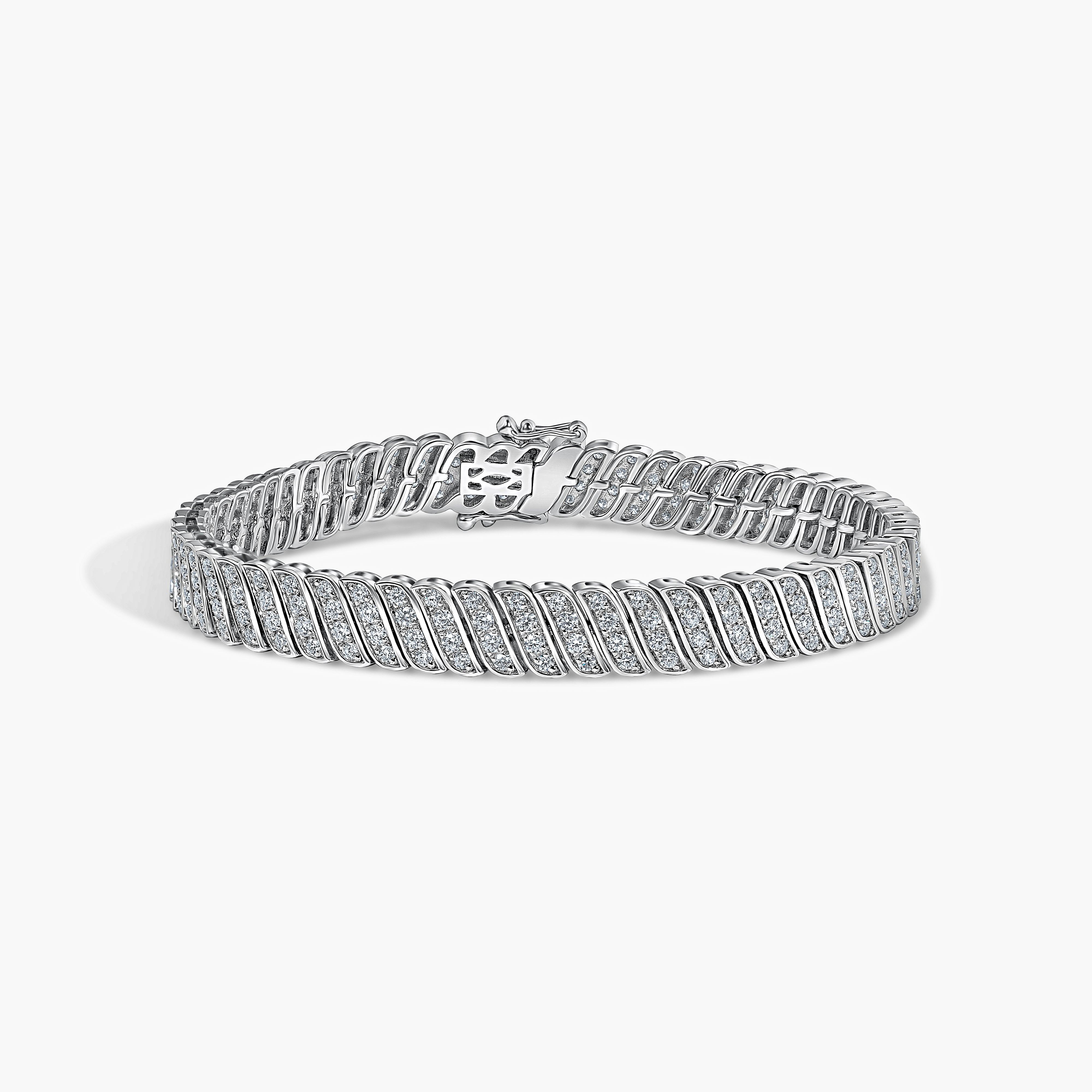 The Gaia Moissanite Bracelet in Sterling Silver