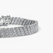 The Gaia Moissanite Bracelet in Sterling Silver