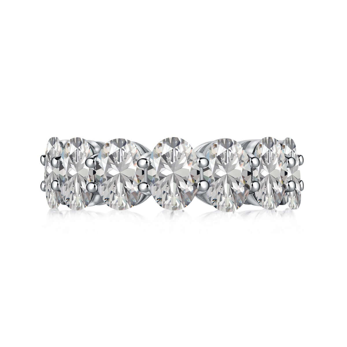 The Gio Premium Zirconia Pink Ring in Sterling Silver