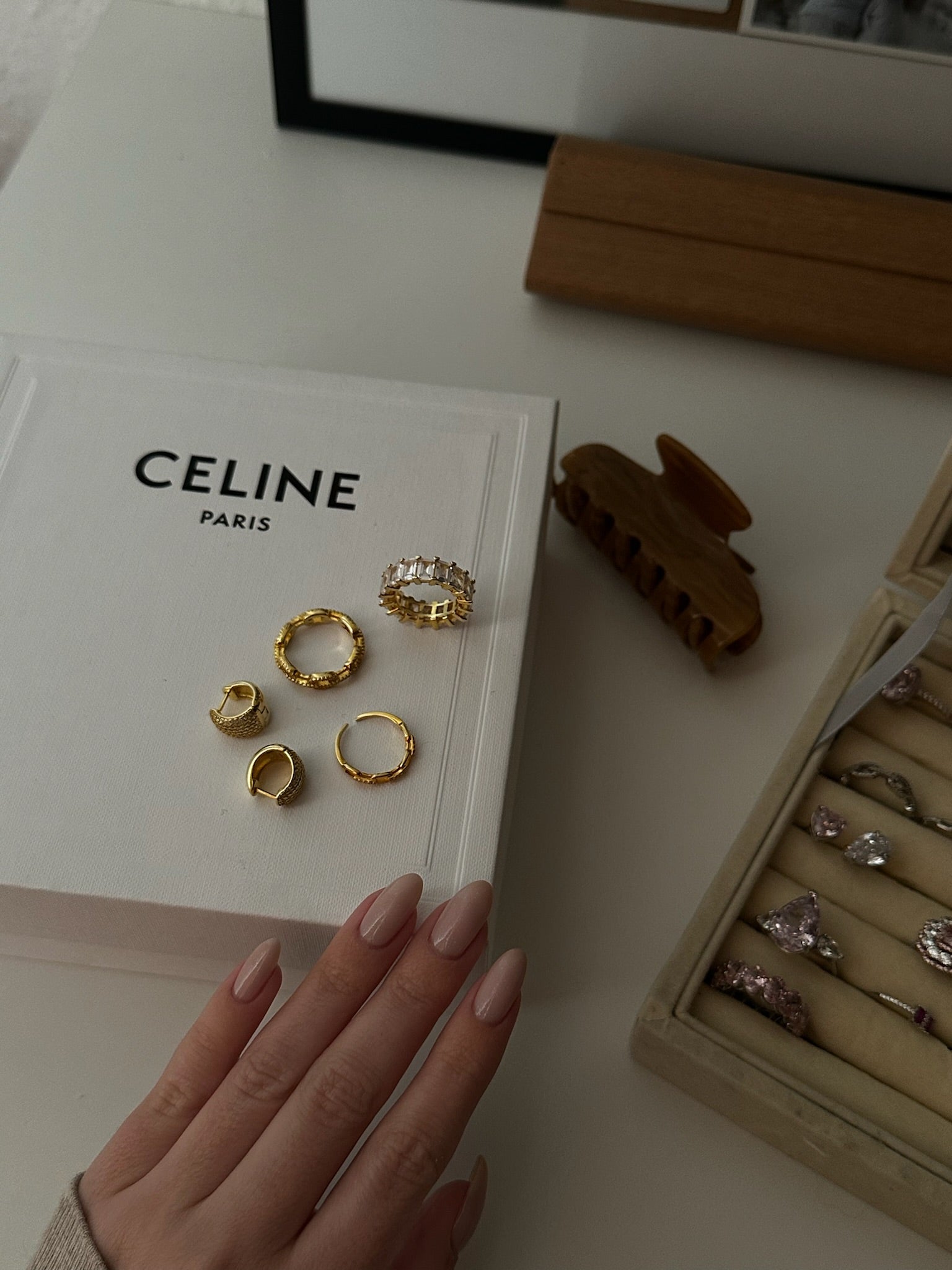 The Kylie Ring | 18k Gold Emerald Cut Diamond-Free Statement Ring