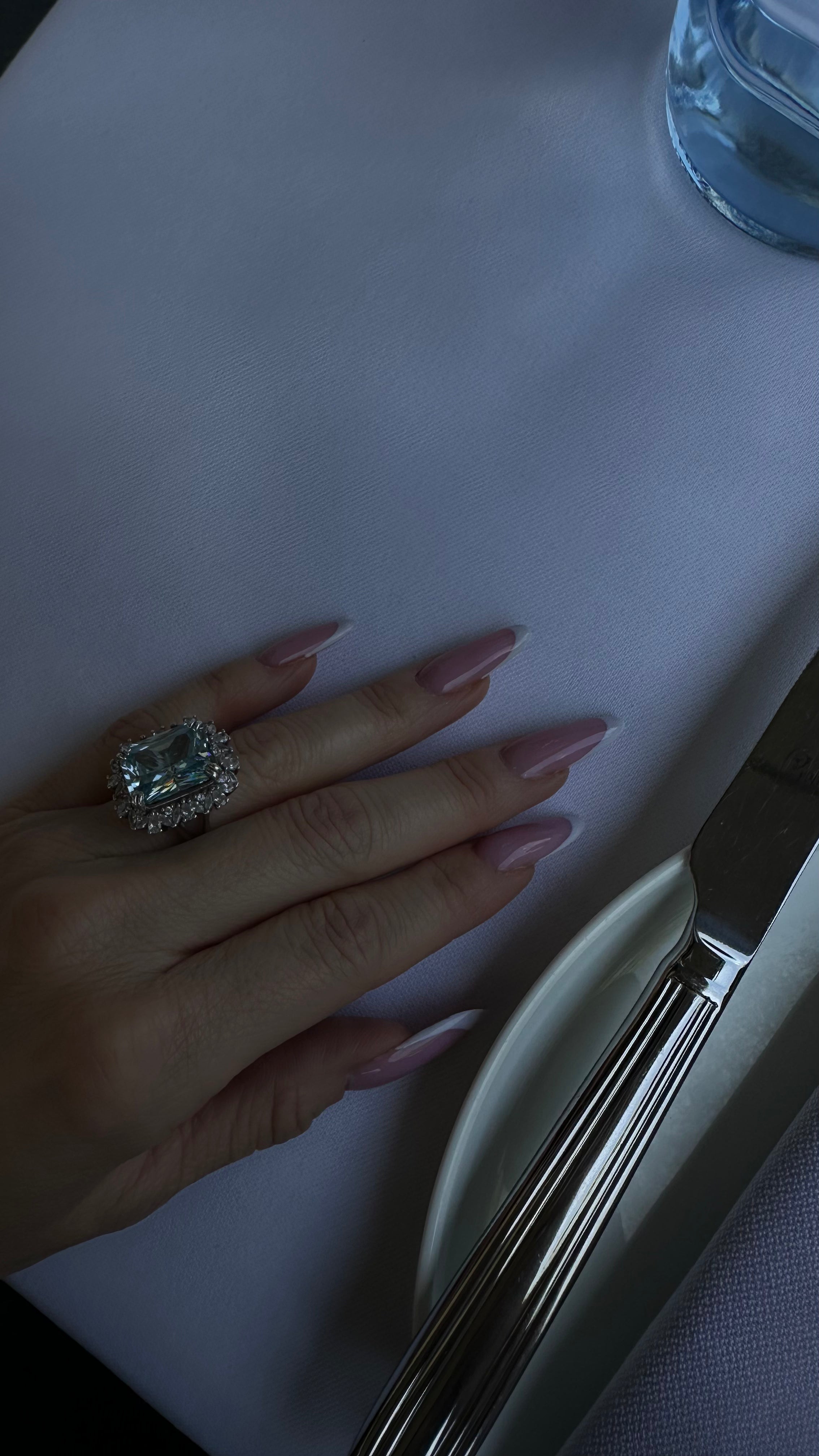 The Sissi Ring in Blue Sapphire