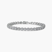 The Lilith Moissanite Bracelet in Sterling Silver