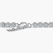 The Lilith Moissanite Bracelet in Sterling Silver