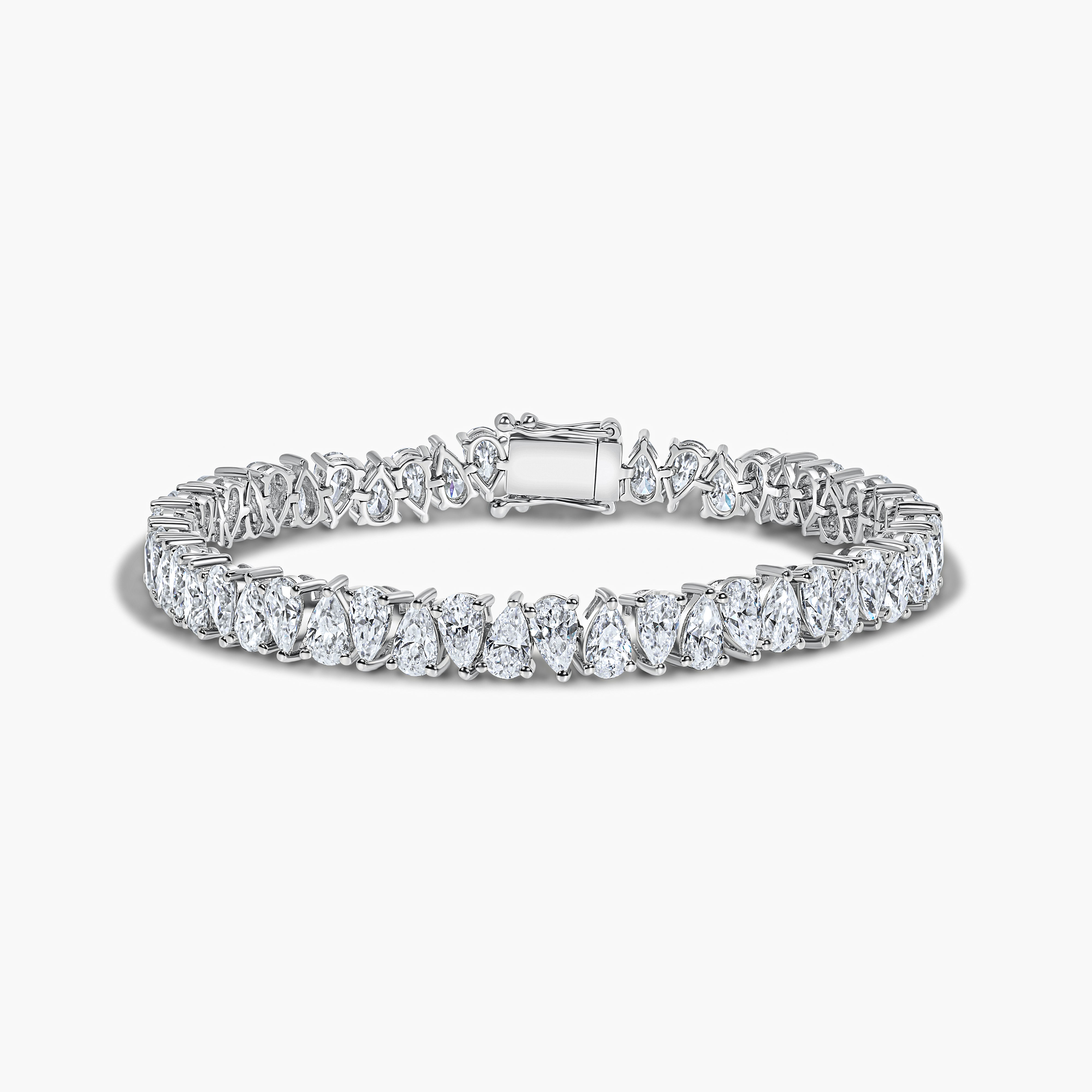 The Novi Moissanite Bracelet in Sterling Silver