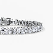 The Novi Moissanite Bracelet in Sterling Silver