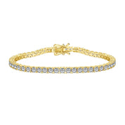 The Petite Luxxe Tenné Gold Bracelet in 3MM