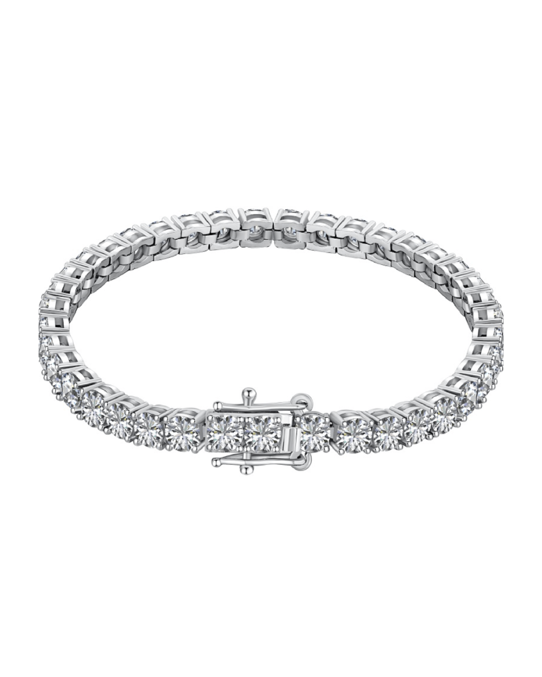 The Luxxe Tenné Bracelet | 4MM Sterling Silver Tennis Bracelet
