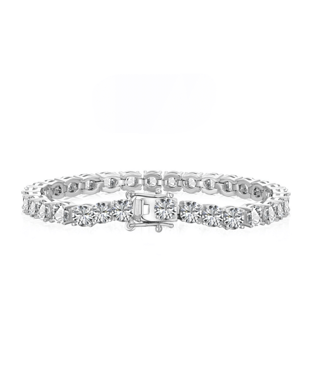 The Luxxe Tenné Bracelet | 4MM Sterling Silver Tennis Bracelet
