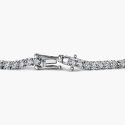 The Tennis Bracelet 3MM Moissanite in Sterling Silver