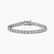 The Tennis Bracelet 4MM Moissanite in Sterling Silver