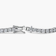 The Tennis Bracelet 4MM Moissanite in Sterling Silver