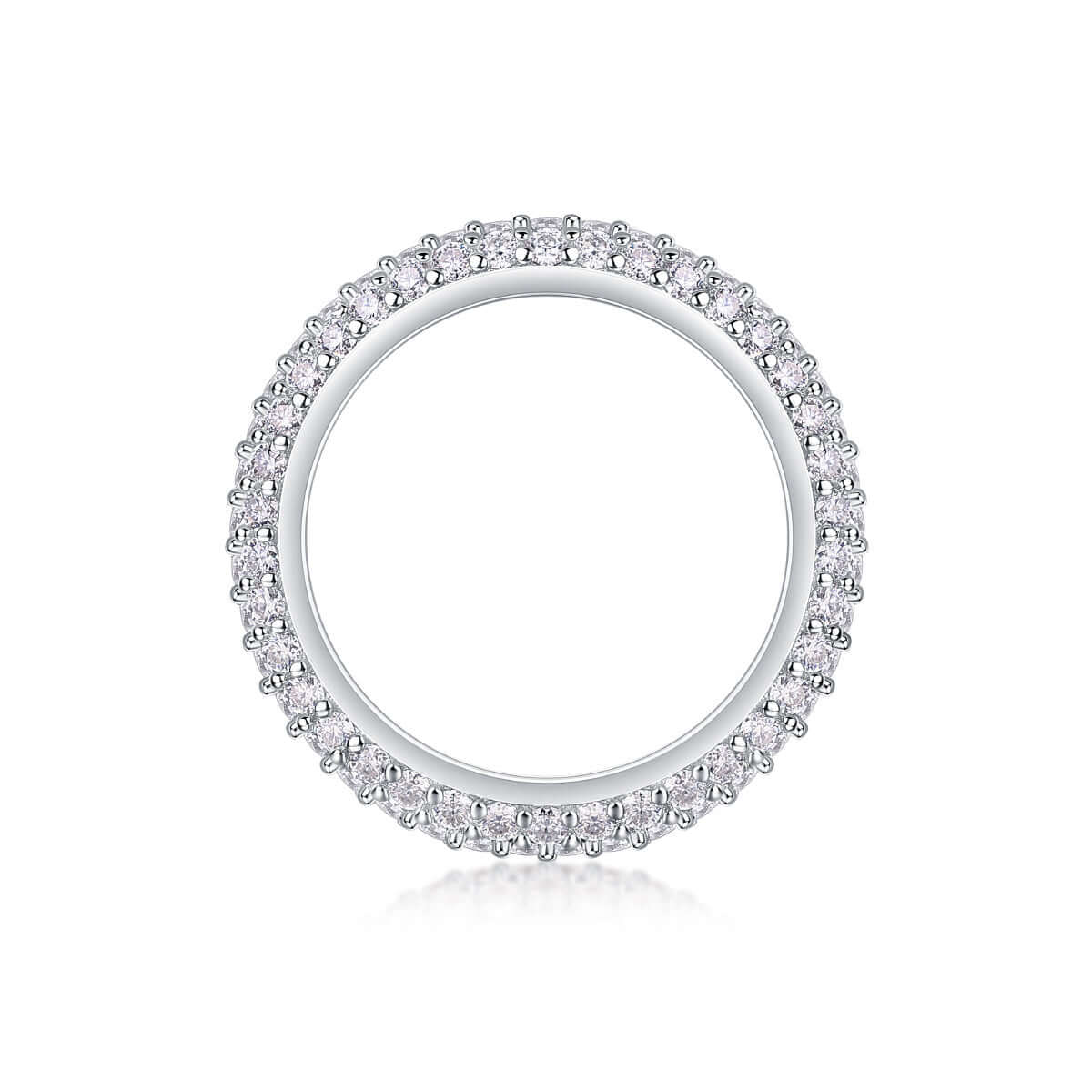 Fine jewelry craftsmanship detail — The Adara Ring with precision-set stones by Viviana Halil. 