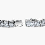 Fine jewelry craftsmanship detail — The Alaia Bracelet in pure sterling silver.