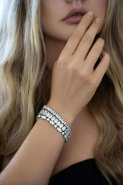 Diamond-free statement bracelet styled on wrist — The Alaia Bracelet by VH.