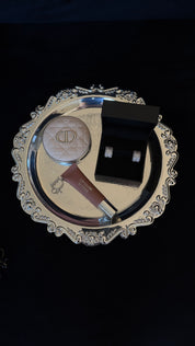 Editorial image of The Amira Earrings — bold femininity by Viviana Halil.