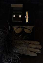 The Amira Earrings by Viviana Halil — modern sterling silver statement earrings.