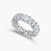 The Gemma Ring statement ring crafted in pure sterling silver with diamond-free brilliance by Viviana Halil.