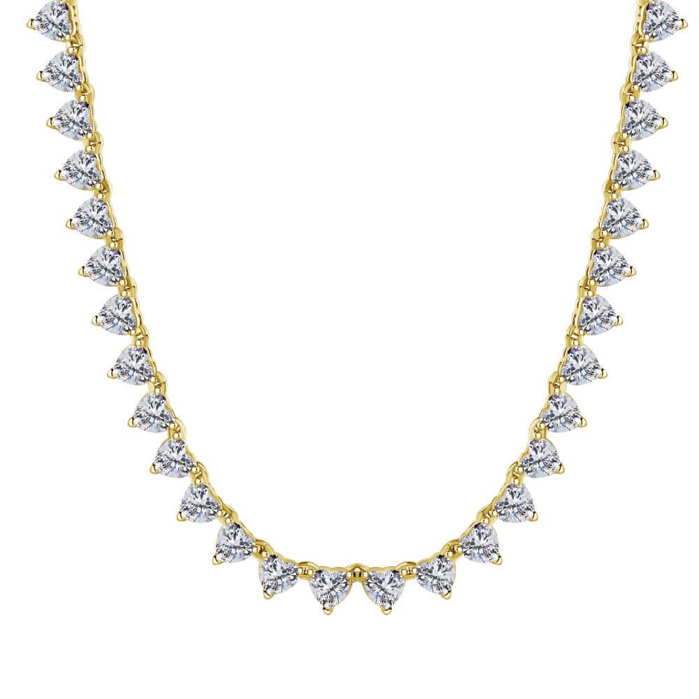 Viviana Halil Mon Amour Necklace diamond alternative fine jewelry
