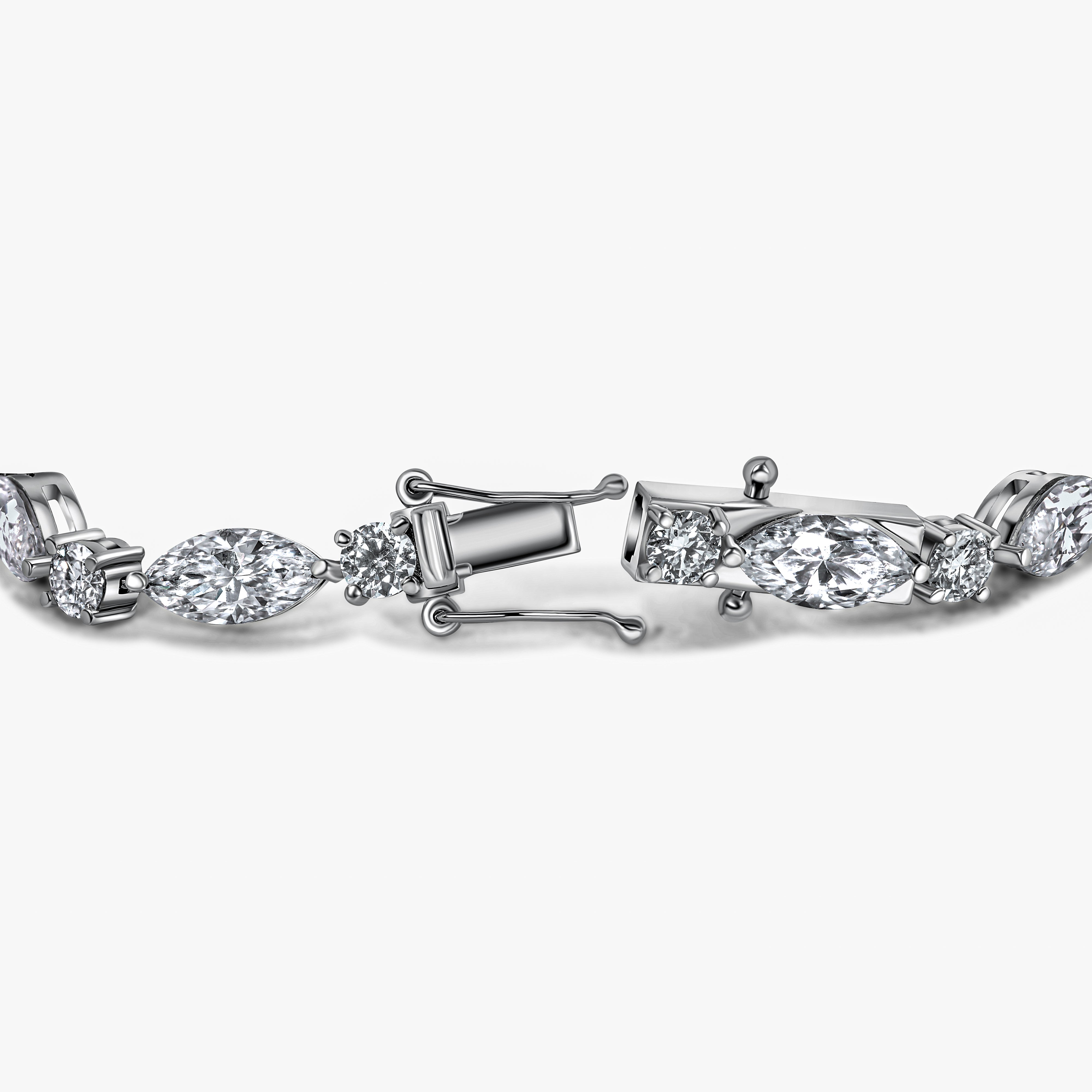 Viviana Halil Moissanite bracelet sterling silver high craftsmanship